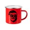 Sublimation Blank Camp Mugs. Color Enamel Camping Mugs in Bulk for Outdoor Travel Dye Sublimation Camper Products Drinking Cups (Case of 12)